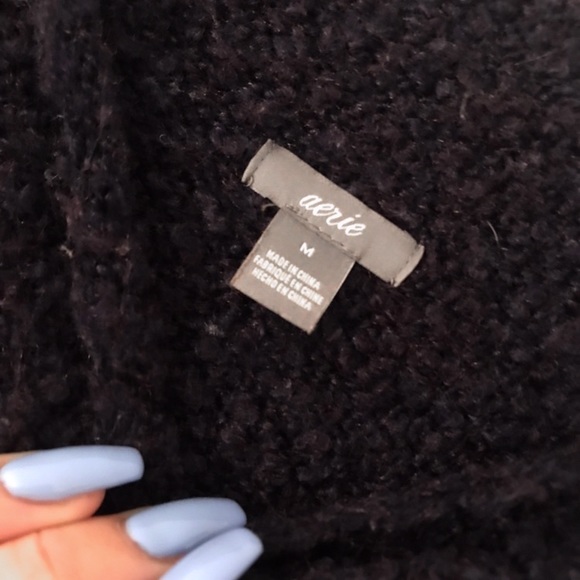 Deep purple knitted sweater - Picture 4 of 4